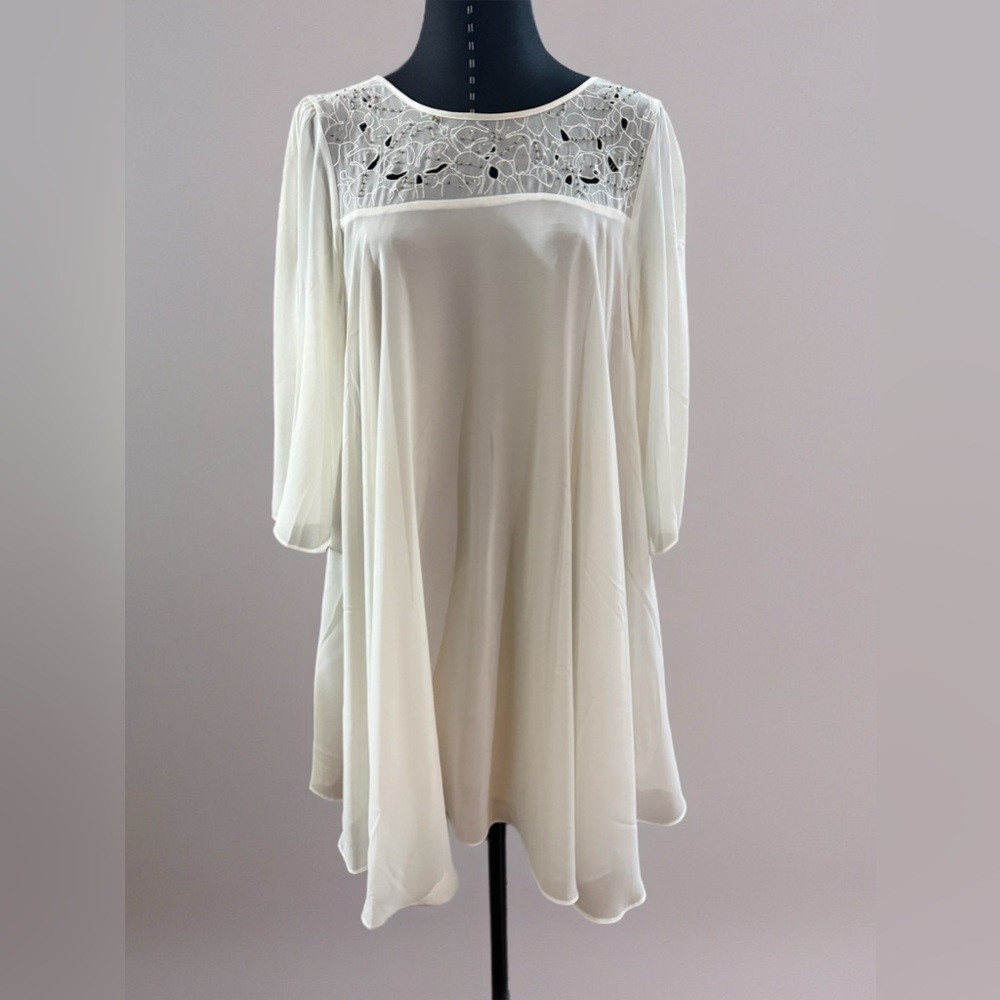H&M Cream Asymmetrical Dress
